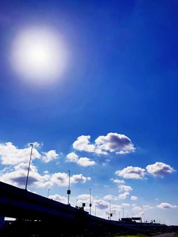 夏空 夏空の写真
