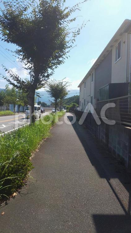 地方の風景・宇美町 地方,風景,道路の写真素材