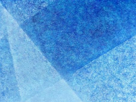 和紙　キラキラ重ねた淡い紺色の写真