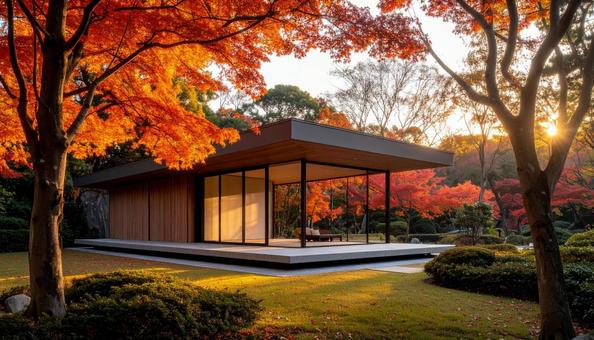 秋の紅葉 秋の紅葉の写真