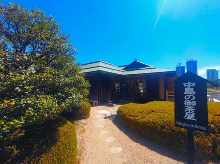 写真素材:東京都 浜離宮恩賜庭園の茶屋1 写真素材:東京都 浜離宮恩賜庭園の茶屋1の写真