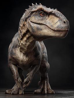 精巧なアロサウルスのポートレートの写真