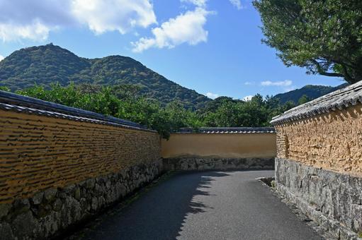 山口・萩市 平安古 鍵曲 鍵曲,平安古,萩の写真素材