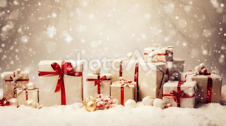 クリスマスプレゼント クリスマスプレゼント,プレゼント,presentの写真素材