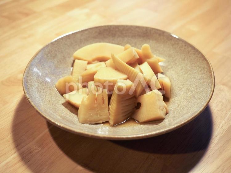 春の味覚　美味しそうな筍の煮物 たけのこ,タケノコ,煮物の写真素材