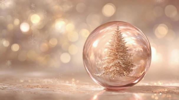 クリスマスオーナメント ピンク系 クリスマスオーナメント ピンク系の写真