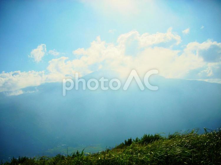 大室山からの眺望　伊東市　2 大室山,静岡県,伊東市の写真素材