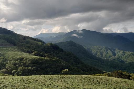 長野県-三峰茶屋からの風景の写真