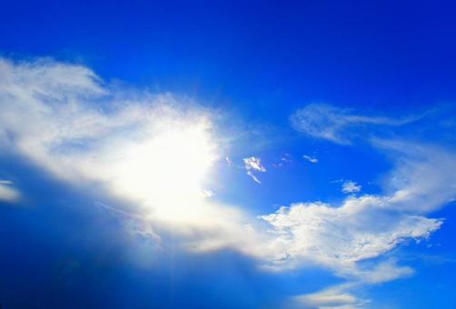7月の午後の空 7月の午後の空の写真