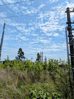 北海道 白老駅周辺の風景 北海道 白老駅周辺の風景の写真