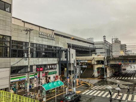 【大阪府】大阪市・西九条駅 西九条駅,大阪府,大阪市の写真素材