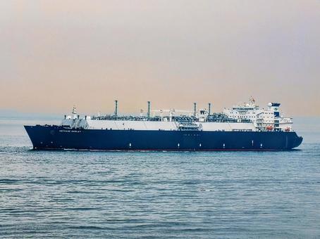 天然ガス輸送船 天然ガス輸送船 lng輸送船,タンカー,巨大船の写真素材