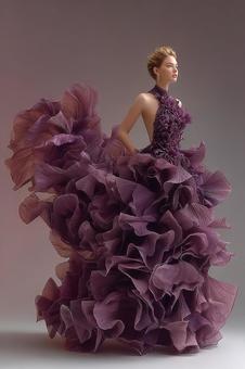 優雅な雰囲気のモデルポートレートの写真