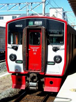 Photo, 815 series, jr kyushu, one-man train, 