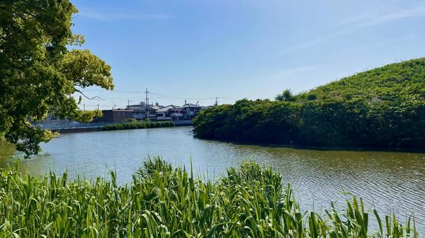 いたすけ古墳② いたすけ古墳② 風景,古墳,いたすけ古墳の写真素材