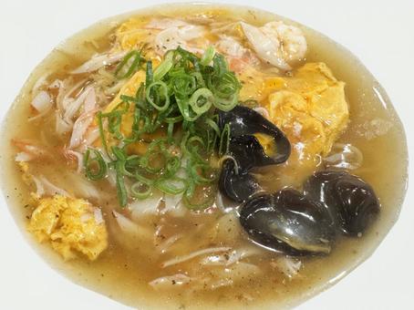 Photo, tianjin noodles, crab and egg ramen, sankan, 