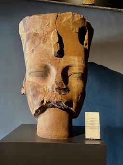 エジプトの石像 世界遺産,エジプト,外国の写真素材