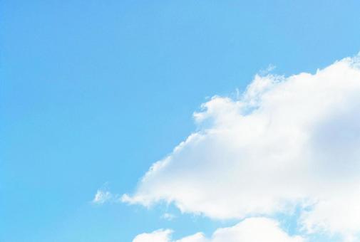 青空と雲 青空と雲の写真