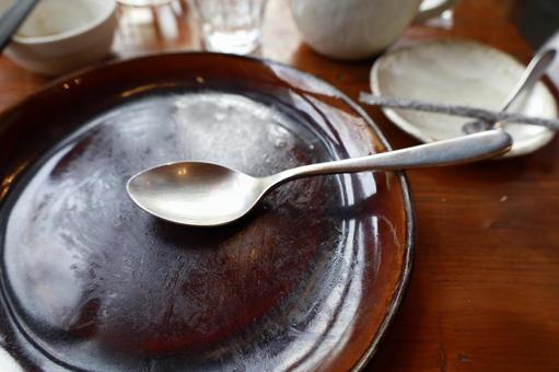 食べたお皿 食べたお皿の写真