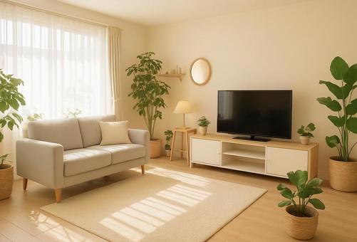 ナチュラルなリビング ナチュラルなリビングの写真