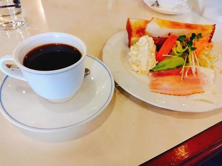 喫茶店のモーニング モーニング,喫茶店,カフェの写真素材