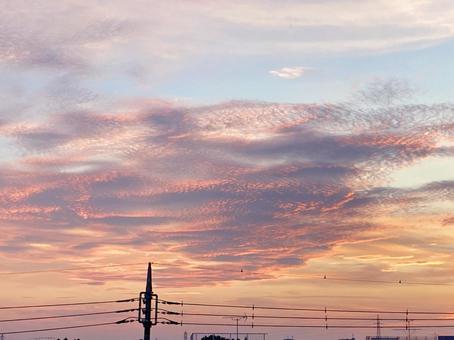 夕焼け 夕焼け 夕焼け,夕映え,夕焼け雲の写真素材
