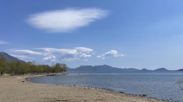 Photo, lake, mountain, cloud, 