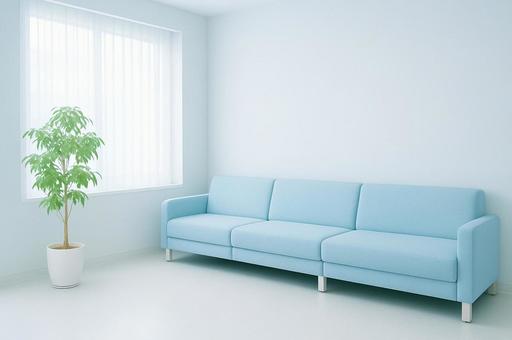 清潔感のある待合室 清潔感のある待合室の写真