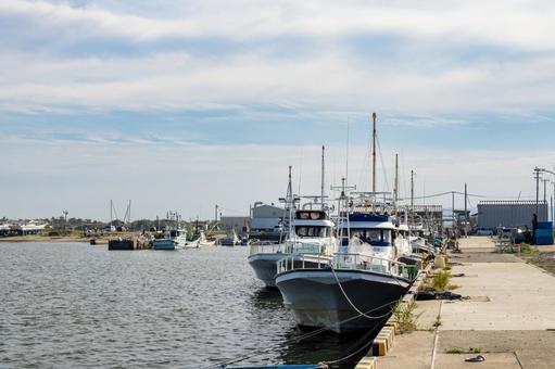 漁港の風景⑺ 漁港の風景⑺ 漁港,荒浜漁港,港の写真素材
