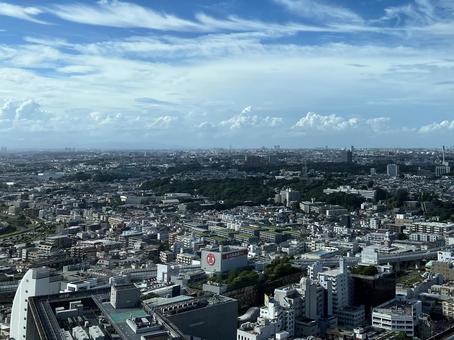 二子玉川駅周辺 俯瞰 二子玉川駅周辺 俯瞰の写真