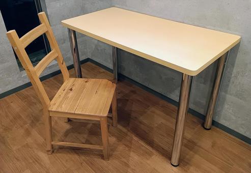 椅子とテーブル イス,椅子,いすの写真素材