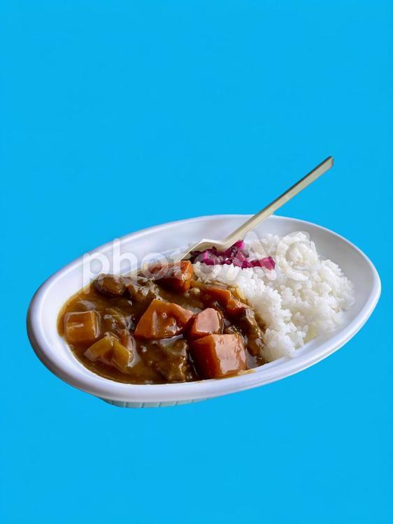カレーライス カレーライス,カレー,夏祭りの写真素材
