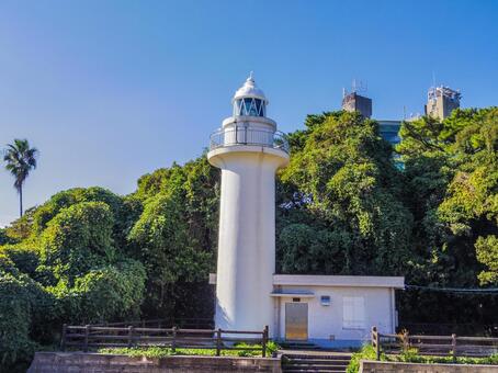【高知県】桂浜・高知灯台 高知灯台,桂浜,高知市の写真素材