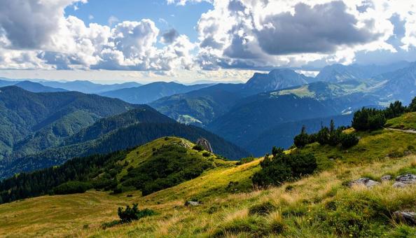 山の美しい風景 山の美しい風景の写真