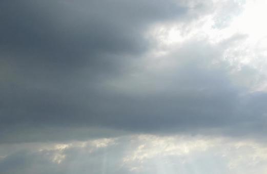 雲間の光 雲間の光の写真