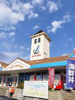 ポート赤碕 ポート赤碕,道の駅,鳥取の写真素材