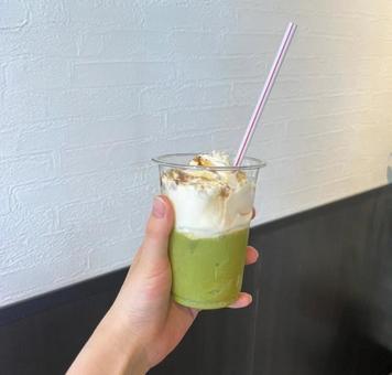 抹茶ドリンク 抹茶ドリンク,抹茶,ドリンクの写真素材