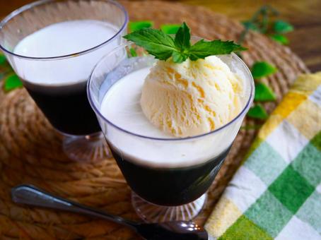 Photo, coffee jelly, snack, sweet, 