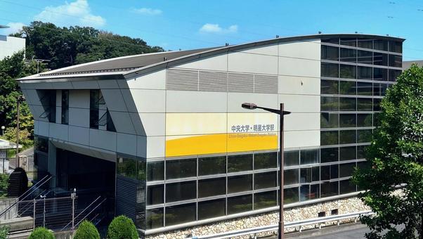 多摩都市モノレール　中央大学・明星大学駅 中央大学,明星大学,多摩モノレールの写真素材