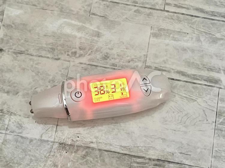 肌診断水分油分量チェッカー 肌診断チェッカー,肌水分,肌診断の写真素材