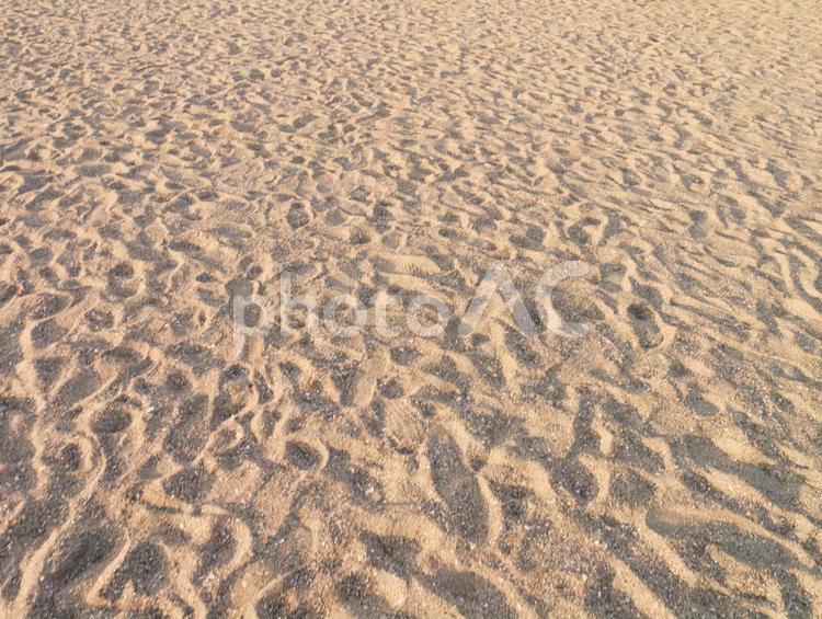 背景素材・コピースペース：美しい砂浜 海,ビーチ,砂浜の写真素材