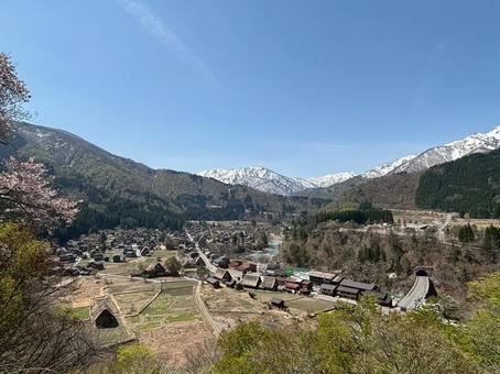 白川郷の景色の写真