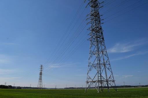 Transmission tower High voltage AC, JPG