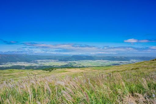熊本県　阿蘇市　阿蘇くじゅう国立公園 阿蘇くじゅう国立公園,阿蘇,熊本の写真素材
