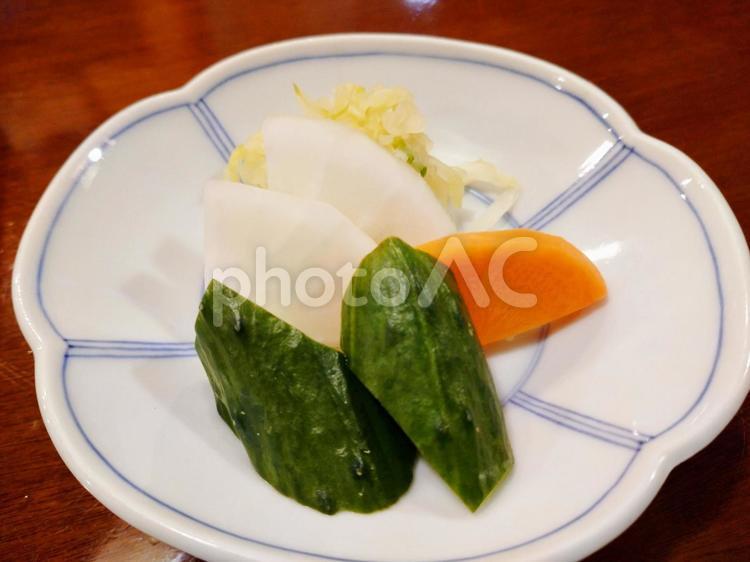 お新香ぬか漬け ランチ,美味しい,昼食の写真素材