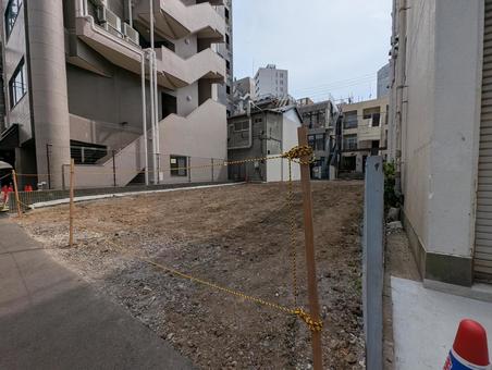 更地の空き地 更地の空き地 空き地,住宅街,更地の写真素材