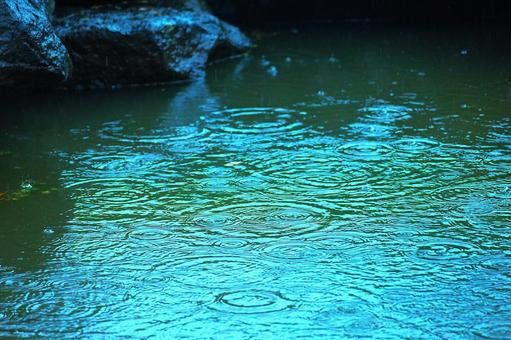 雨の波形ー自然の美 雨の波形ー自然の美 雨の波形,雨の日,波形の写真素材