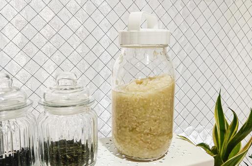 玉ねぎ麹 玉ねぎ麴,瓶詰,乾物の写真素材