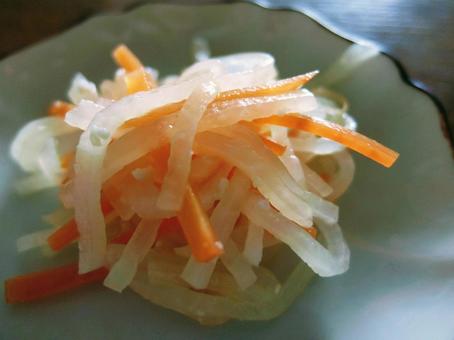 Photo, japanese radish, carrot, japanese food, 