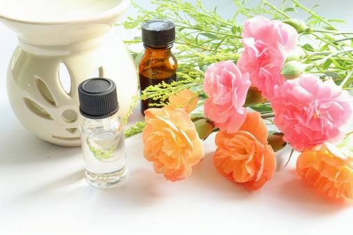 お花と香りでリラックス　２ アロマテラピー,花,花束の写真素材